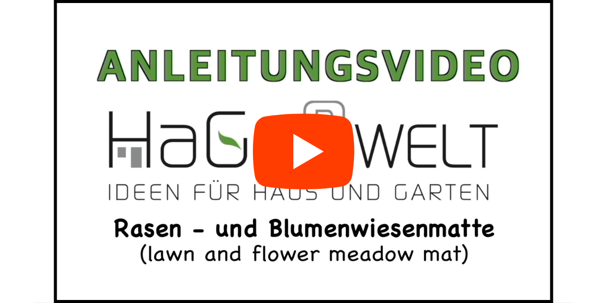 Anleitungsvideo Rasen- und Blumenwiesenmatte
